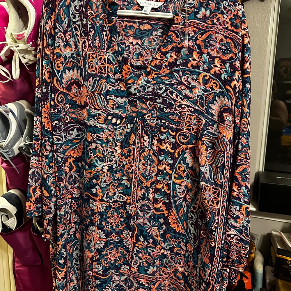 Chico's Multicolor Paisley Blouse